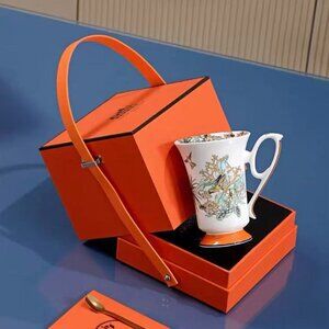 Hermes Jungle Series Bone China Coffee Cup
